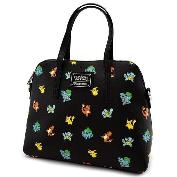 Loungefly Handbags - Loungefly Pokemon OG HEART LOGO Black Shoulder, Crossbody Bag